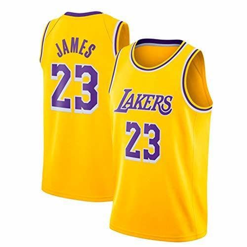 Producto JINHAO Camiseta de Baloncesto Masculino NBA Lakers # 23 Lebron James Mesh