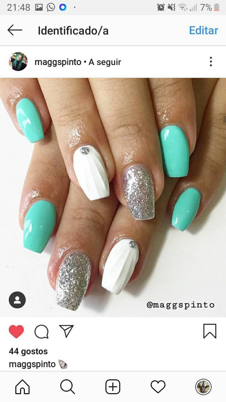 Fashion Sea sheel nails 