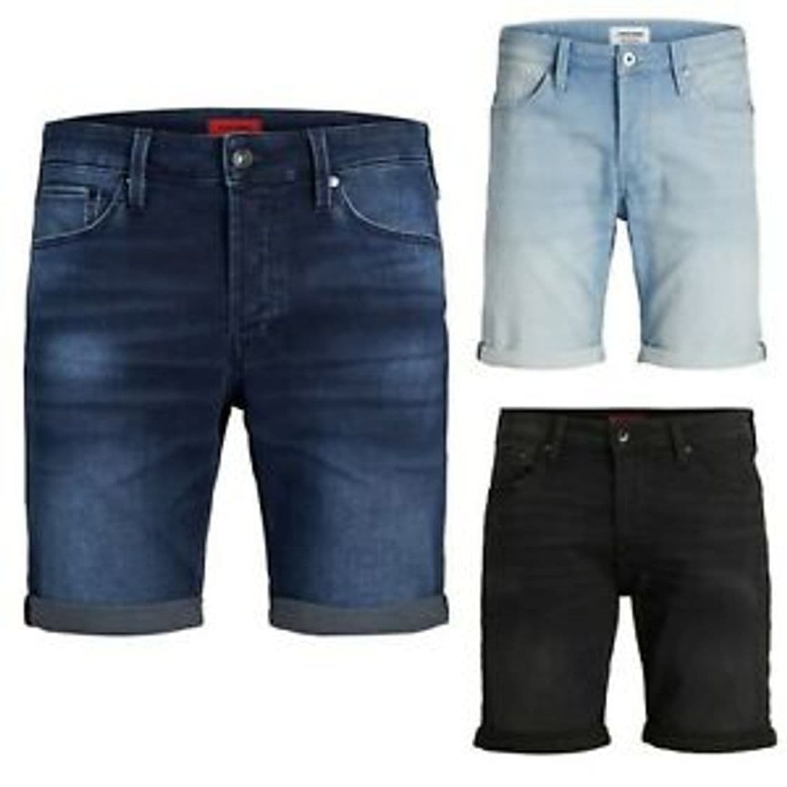 Fashion JACK&JONES Hombre Bermuda Shorts Playa Pantalon Corto 