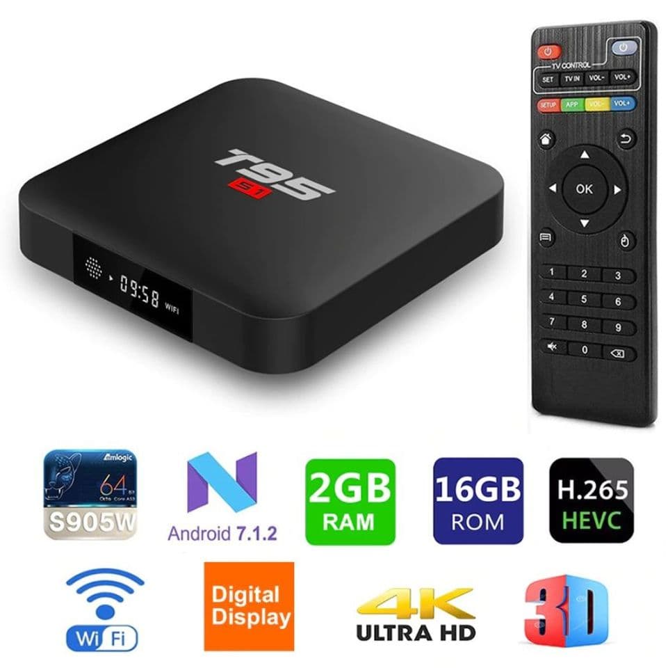 Producto Android TV Box, T95 S1 TV Box 2GB RAM