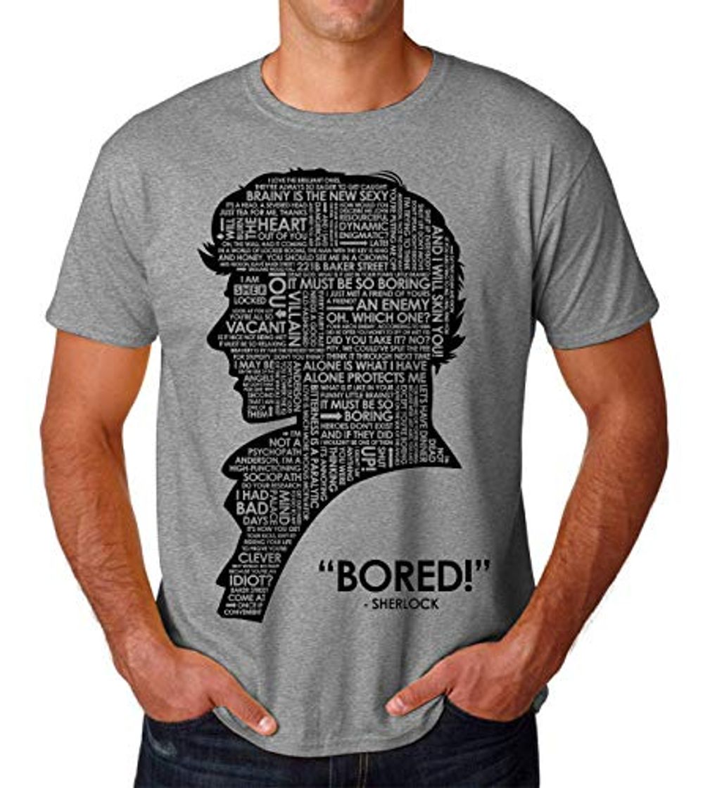 Producto KRISSY Sherlock Holmes Bored Silhouette Men's T