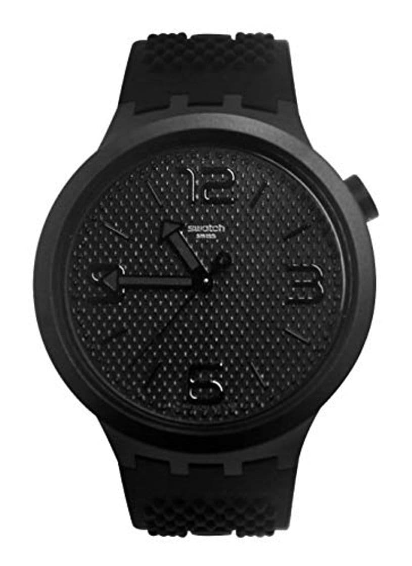 Fashion Swatch Reloj Analógico para Hombre de Cuarzo con Correa en Silicona SO27B100