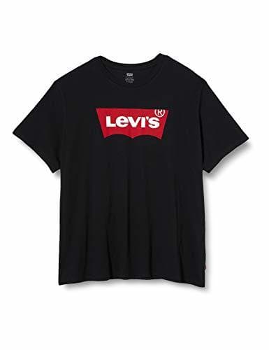 Fashion Levi's Graphic Set-in Neck, Camiseta para Hombre, Negro