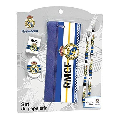 Place Real Madrid FC GS-76-RM Stationery Set Pencil Case by Real Madrid F.C.