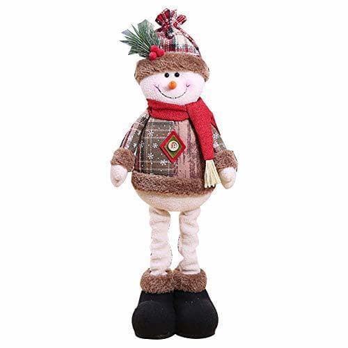 Producto bouncevi  Juguete de peluche de Navidad Muñeca telescópica de pie Decoración navideña