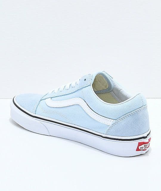 Moda Tenis Vans old skool baby blue