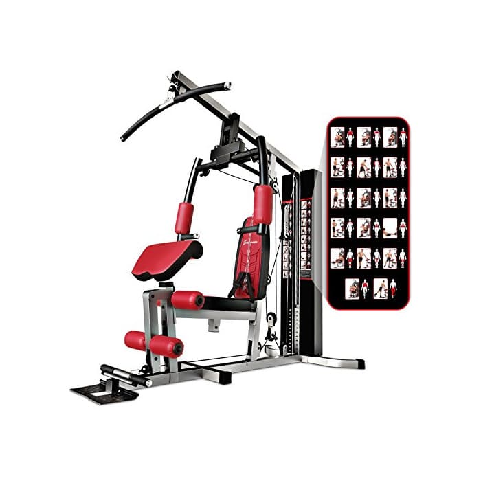 Producto Sportstech HGX100 Multiestación musculación Premium 45en1 Sirve para innumerables Posibilidades de Entrenamiento