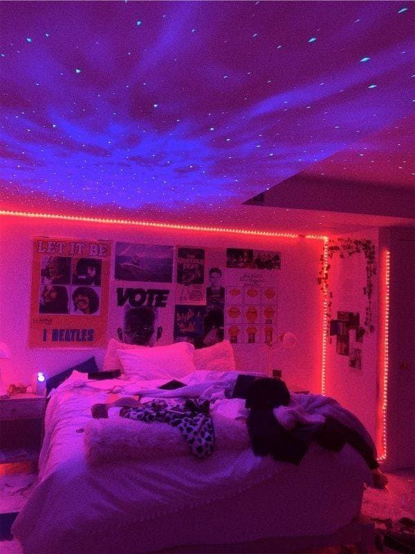 Fashion 🔮 Quarto galáxia/neon