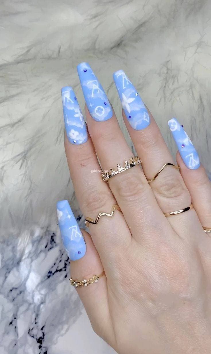 Fashion Blue nail designs