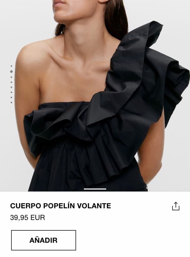 Moda cuerpo popelín volante 