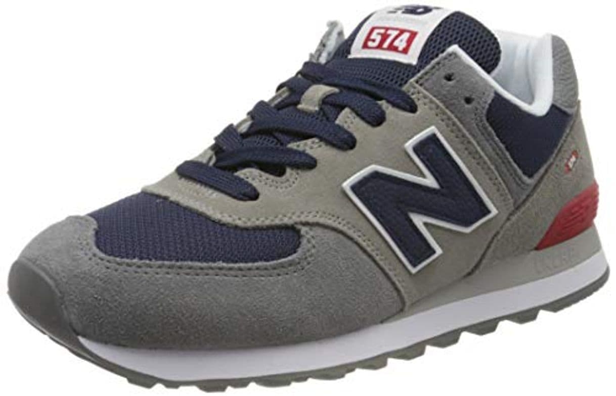 Moda New Balance 574v2, Zapatillas para Hombre, Gris