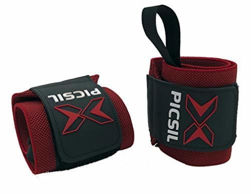 Product X PICSIL Muñequeras Deportivas Profesionales - 18" Soporte Muñeca Hombre & Mujer