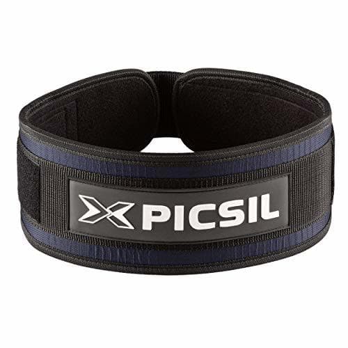 Product PicSil Cinturón para Crossfit, Powerlifting, Fitness, Musculación para Altas Cargas