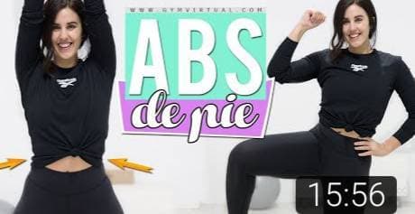 Moda ABDOMINALES DE PIE | Aplanar abdomen y reducir cintura