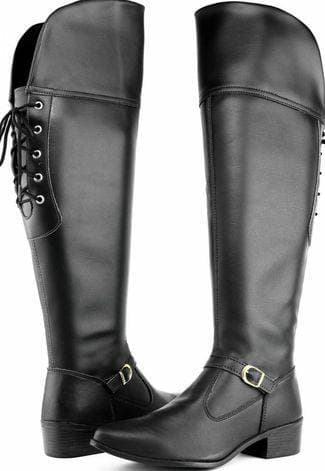 Product Bota Feminina Dona Beja Over the Knee Cano Longo Preta

