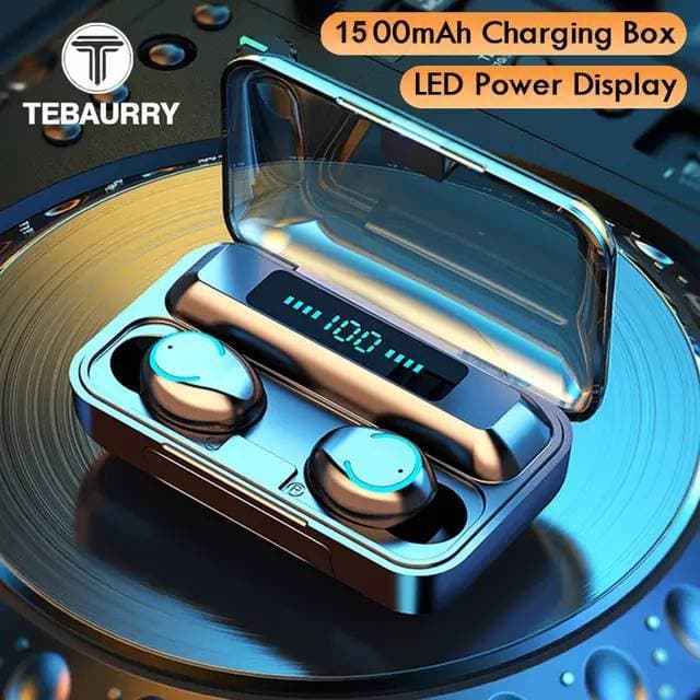 Product Tebaurry v5.0 tws bluetooth fone de ouvido sem fio fones 9d 