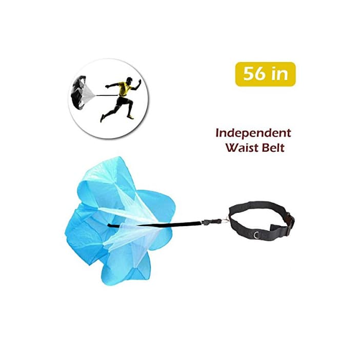 Product TRIWONDER Paracaídas de Resistencia Corriendo Sprint Entrenamiento de Velocidad 56 Pulgadas para