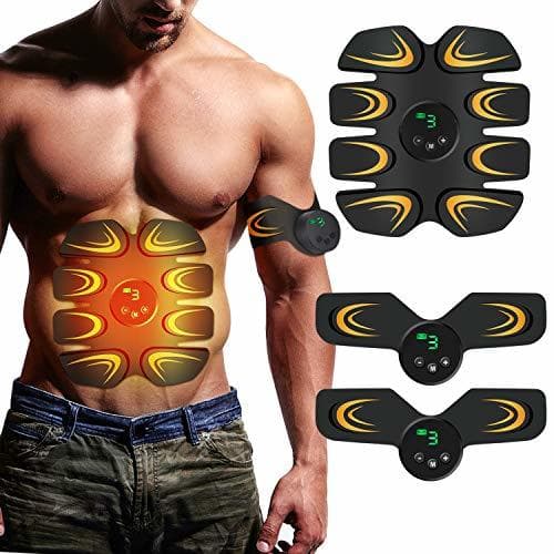 Product Echoice Electroestimulador Muscular Abdominales USB Recargable Masajeador Eléctrico Cinturón EMS Trainer para