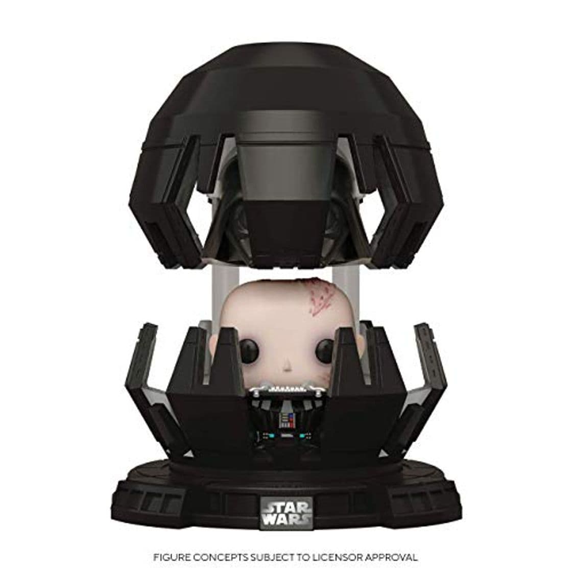 Game Funko- Pop Deluxe: Star Wars-Darth Vader in Meditation Chamber Figura Coleccionable, Multicolor