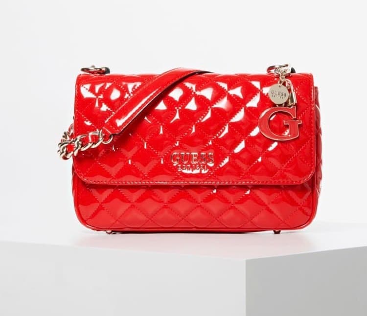 Product MELISE PATENT QUILTED SHOULDER BAG