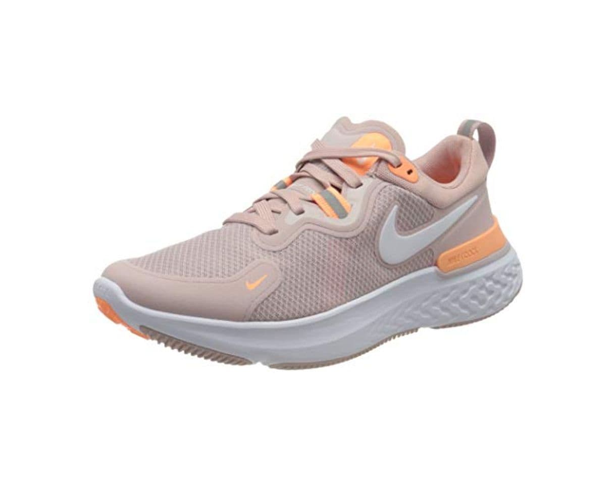 Fashion Nike Wmns React Miler, Zapatilla de Correr para Mujer, Champán