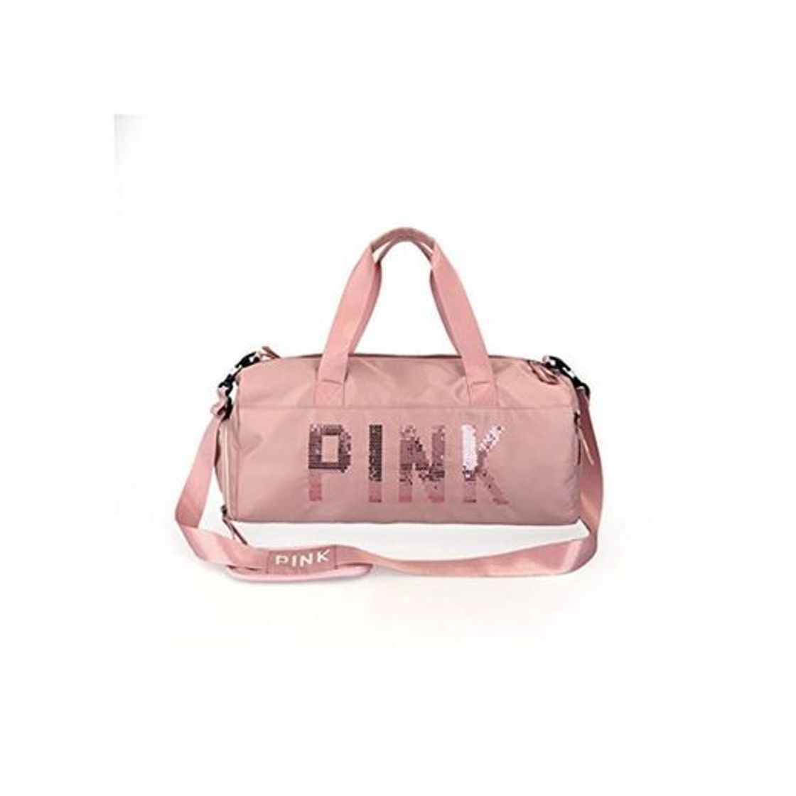 Product Bolsa de Deporte Rosa Bolso de Viaje para Mujer Bolso Victoria Beach Bolsa de Deporte de Gran Capacidad Bolsa Secret Crossbody Pink