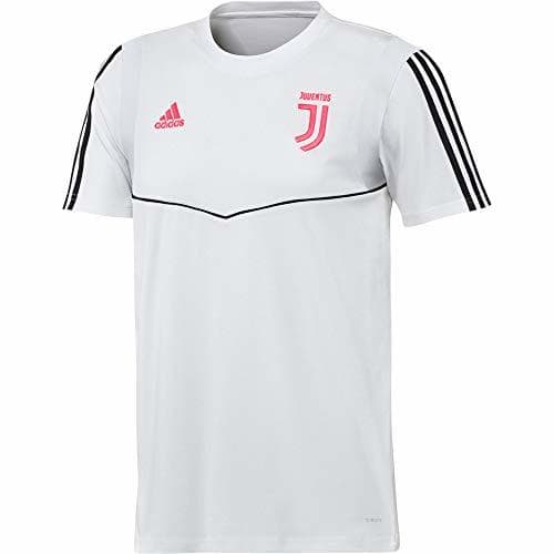 Fitness adidas 19/20 Juventus tee Camiseta de Manga Corta, Hombre, Blanco