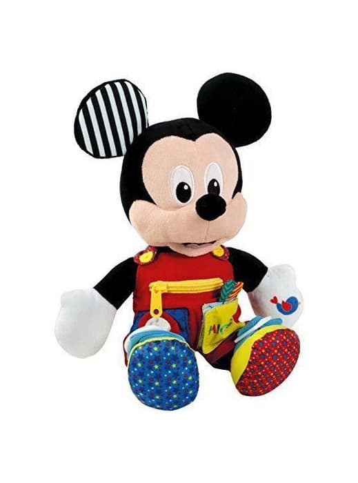 Producto Baby Clementoni- Mickey Peluche Primeros apredizajes37x26 Mouse aprendizajes, Multicolor