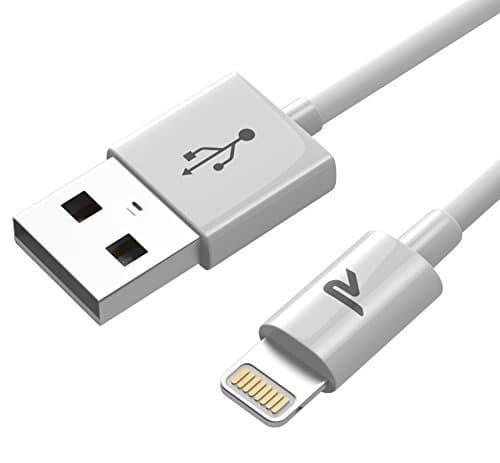 Electrónica Rampow Cable Lightning Cable Cargador iPhone-[Apple MFi Certificado]-Garantía de por Vida-Compatible con