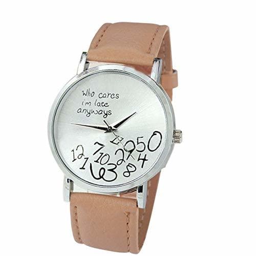 Producto NO BRAND 2019 Recién diseñado Relogio Feminino Reloj Pulseras Regalo Mujer Cuero