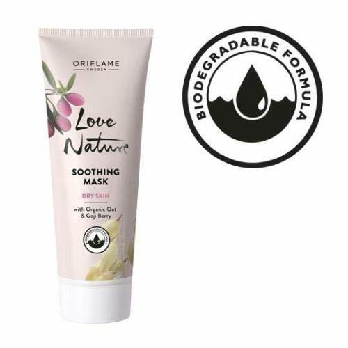 Beauty Oriflame Love Nature - Máscara suavizante con avena orgánica y bayas de