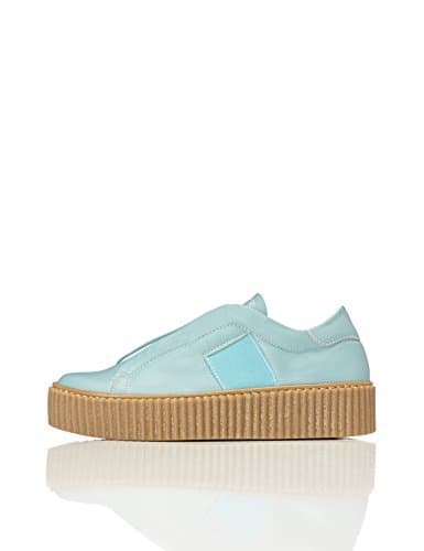 Fashion find., Zapatillas con Plataforma Mujer, Azul