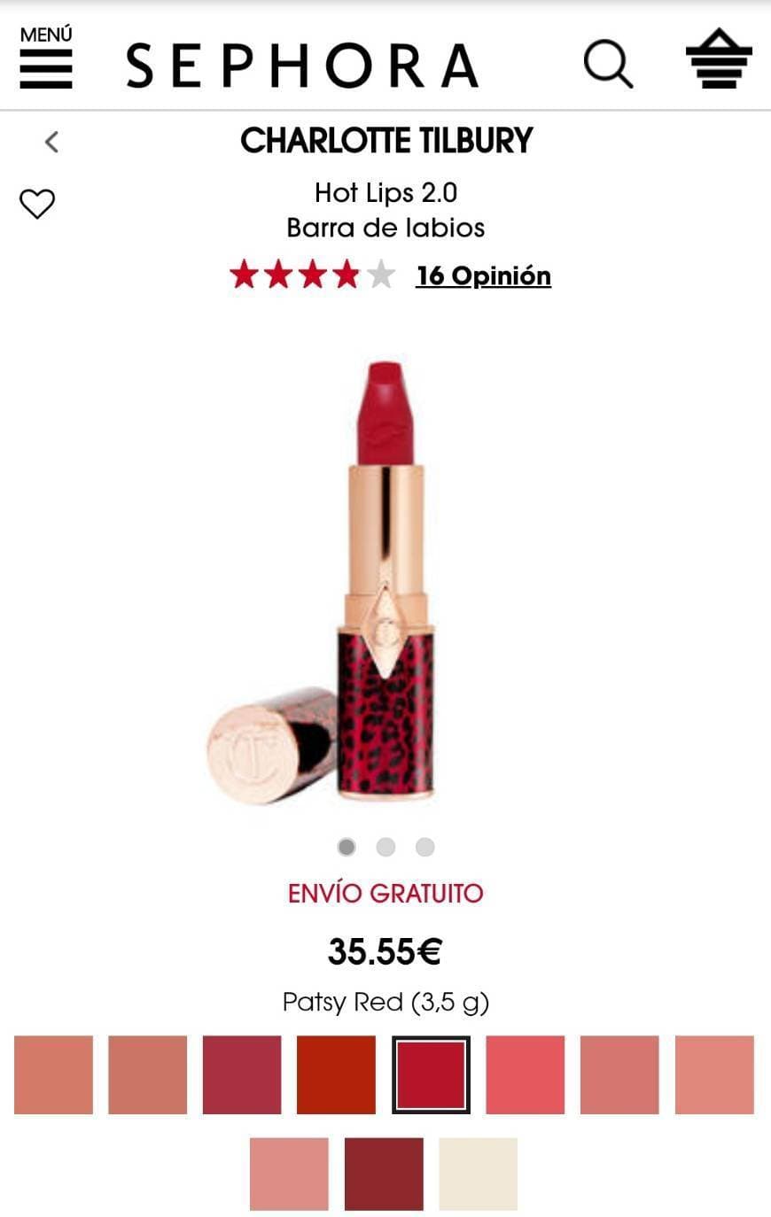 Product Labial Hot lips Charlotte Tilbury 