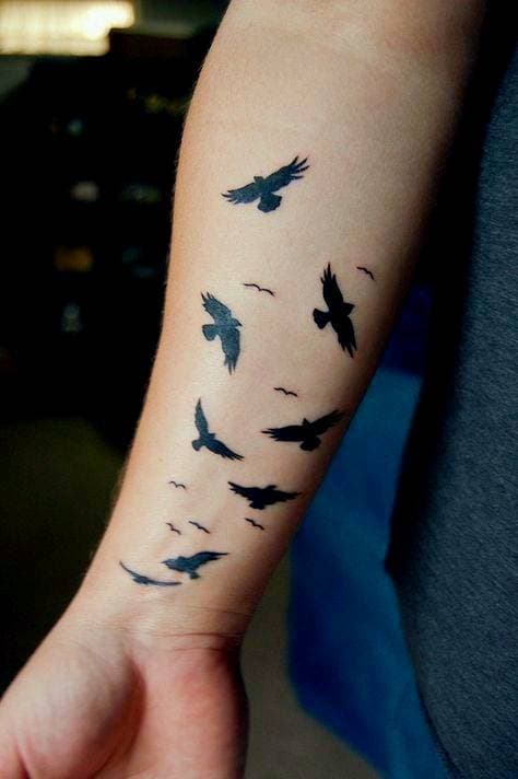 Moda Birds on forearm👑