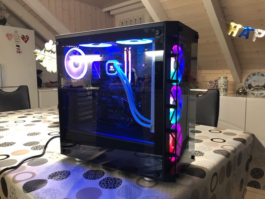 Electronic Corsair iCUE 465X RGB Cristal Templado Chasis Semi-torre ATX Inteligente