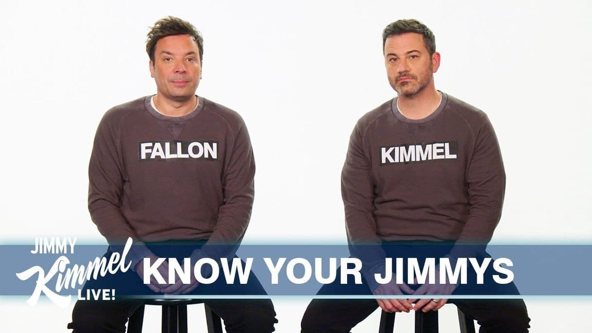 Moda Jimmy Kimmel & Jimmy Fallon Finally Clear Up Who Is Who ...