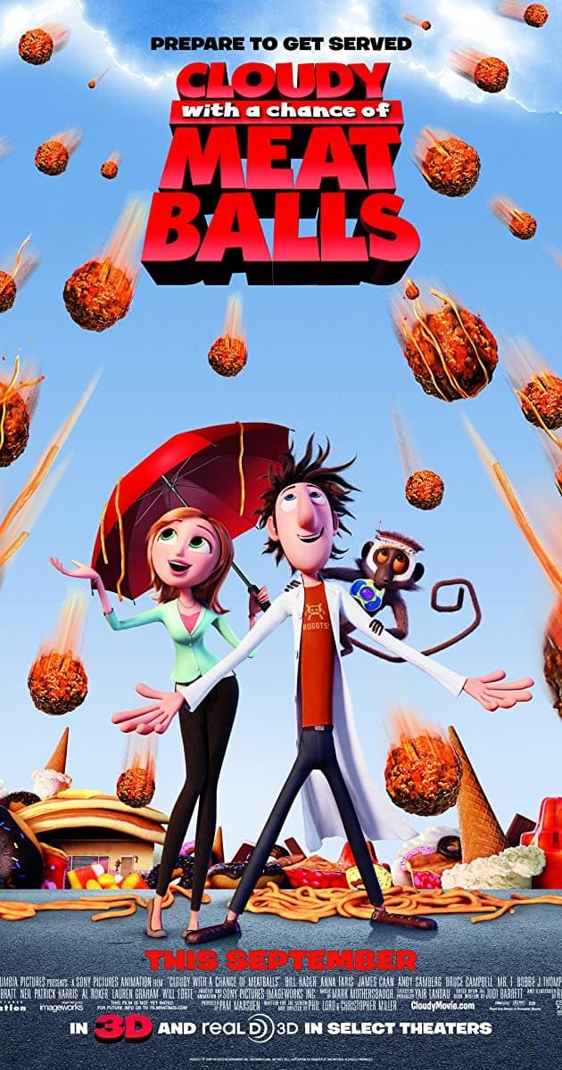 Película Cloudy with a Chance of Meatballs