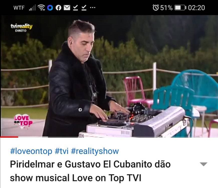 Moda LOVE ON TOP TVI Piridelmar artista Convidado 