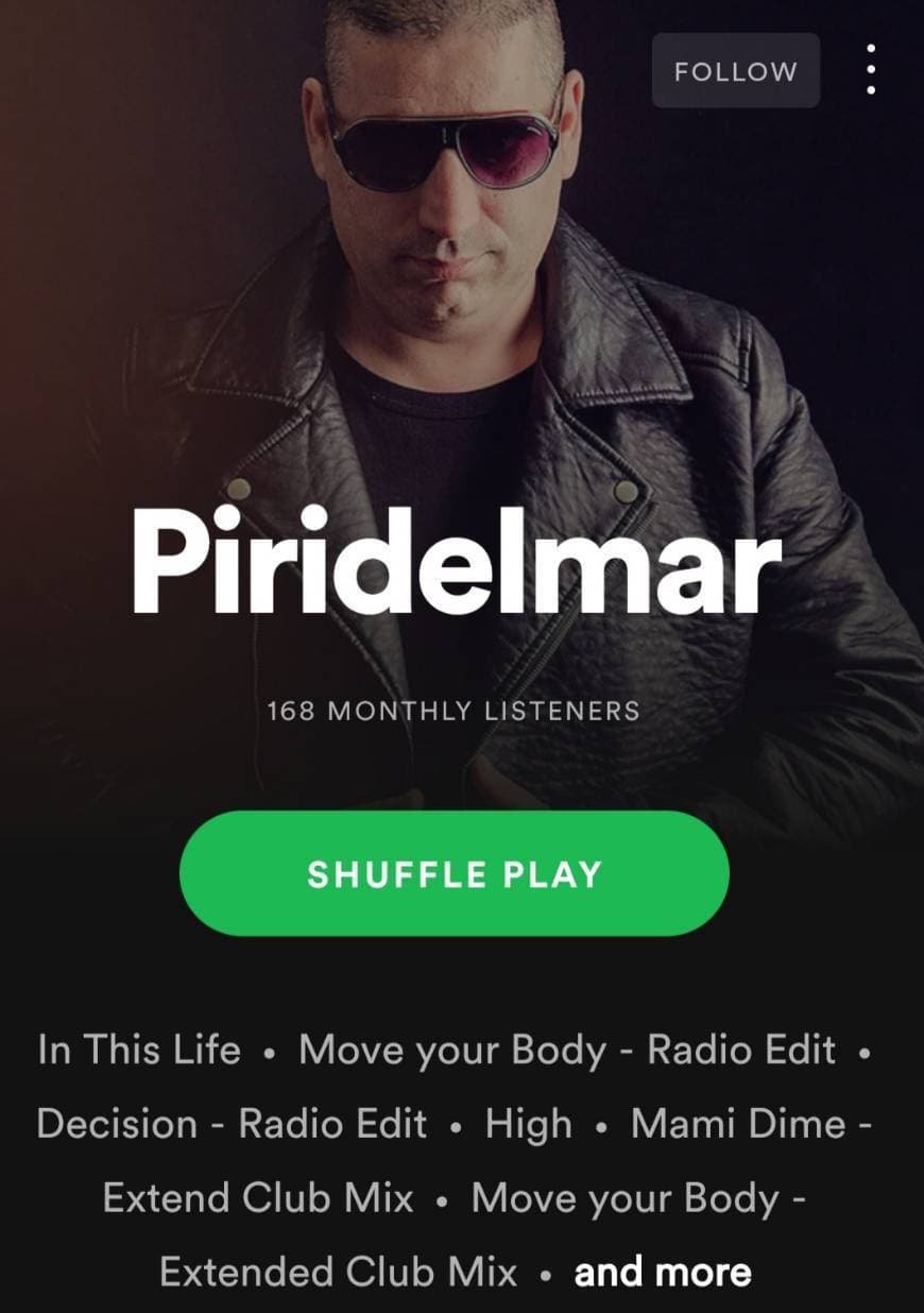 Moda Follow Piridelmar on Spotify 