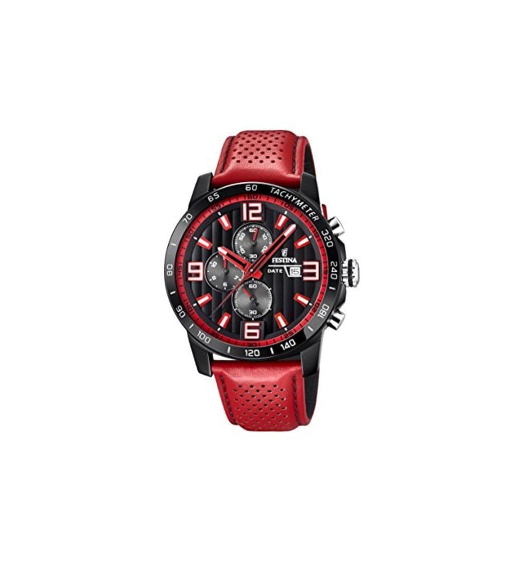 Fashion Festina Reloj Cronógrafo para Hombre de Cuarzo con Correa en Cuero F20339/5