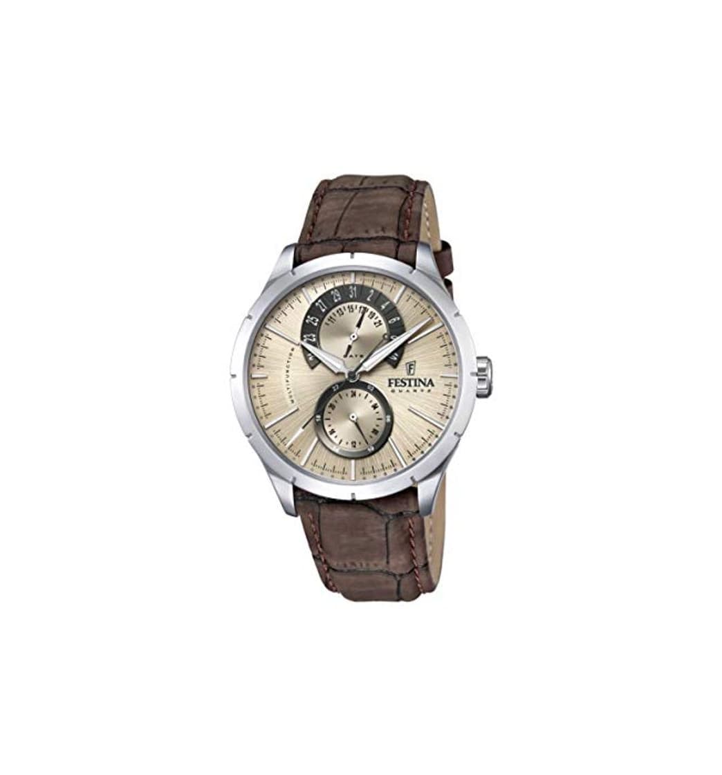 Product Festina Reloj Analógico para Hombre de Cuarzo con Correa en Cuero F16573