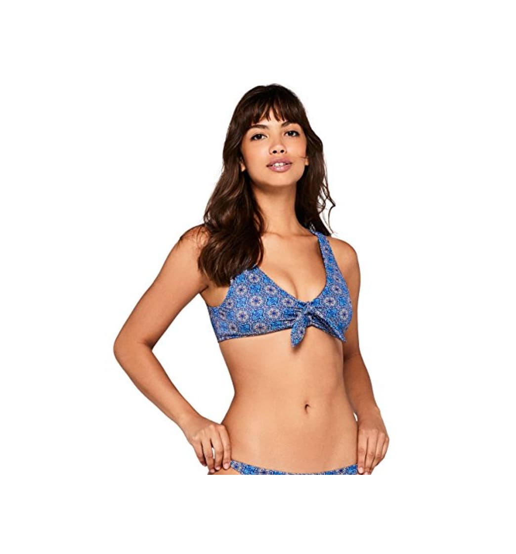 Product Marca Amazon - IRIS & LILLY Parte de Arriba de Bikini con