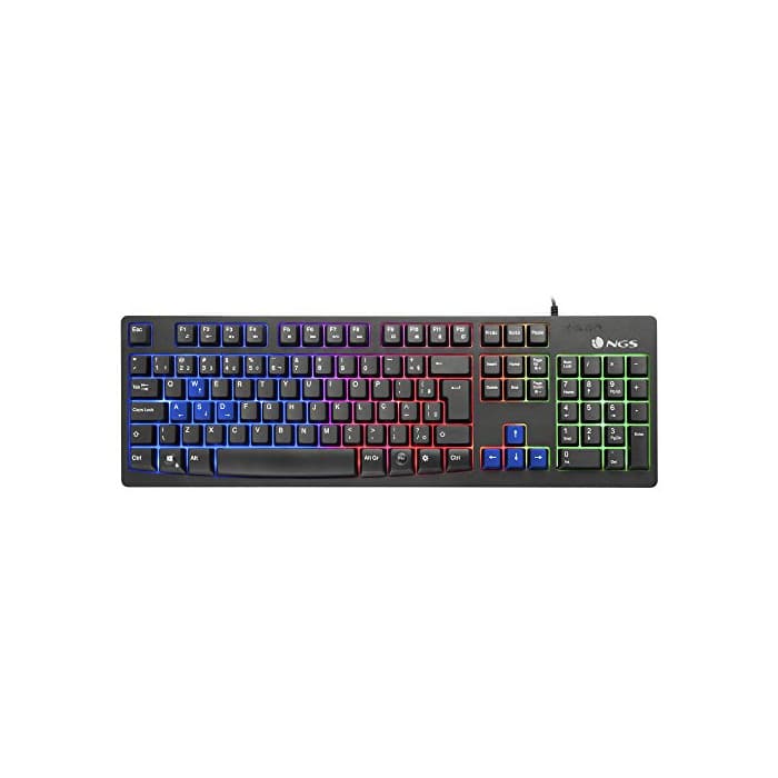 Electrónica NGS Gaming Keyboard GKX-300 - Teclado Gaming Led,