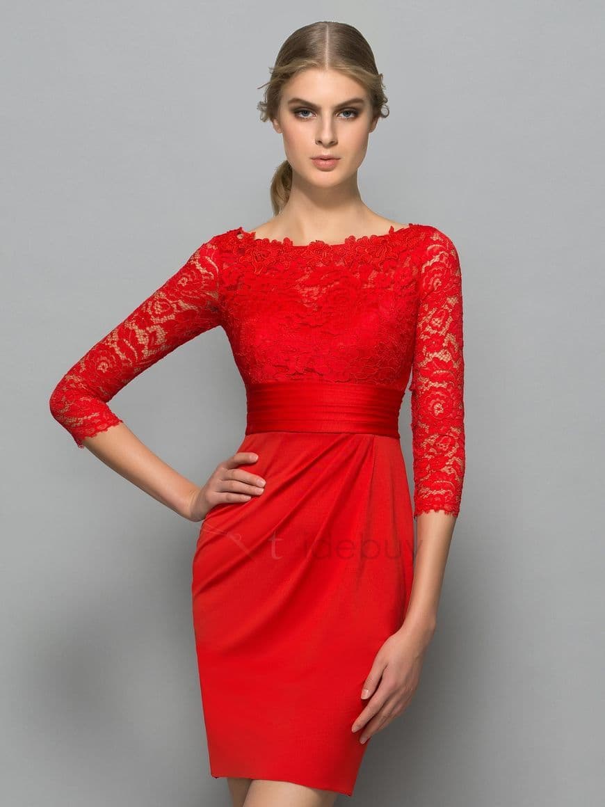 Product Lee Shirt Dress Vestido, Rojo