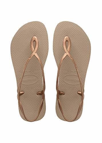 Moda Havaianas Luna, Sandalias para Mujer, Dorado