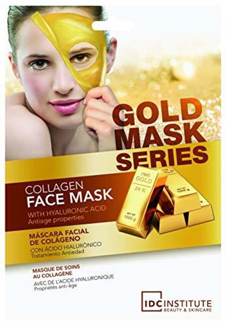 Beauty Mascarilla facial de Colageno Gold Mask Series