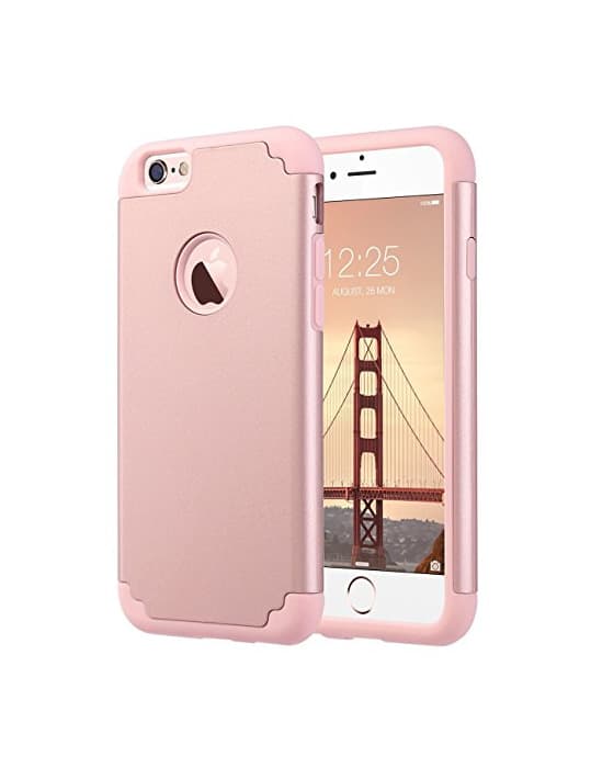 Electrónica ULAK iPhone 6S Caso, iPhone 6 Caso Funda Carcasa de Doble Capa