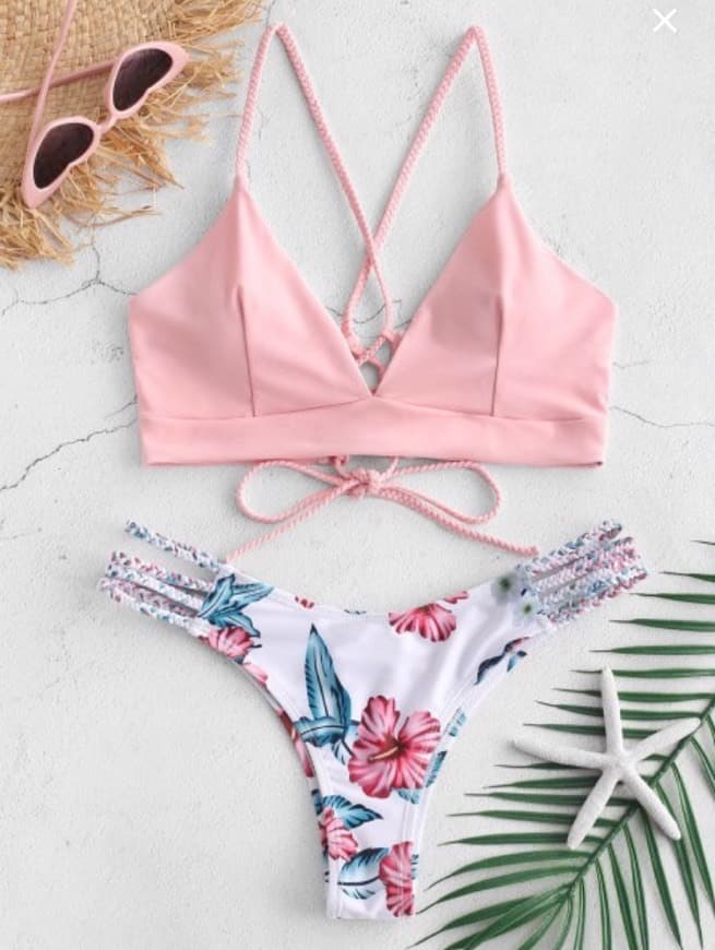 Producto Flower Bikini Pink 