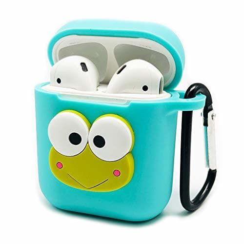 Electronic Funda Airpods Accesorios Airpods Funday Piel Protectoras de Silicona con mosquetón y