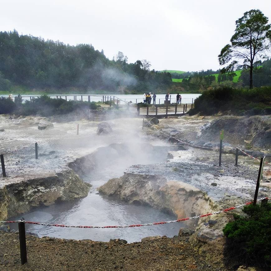 Place Lagoa das Furnas Hotsprings. São Miguel - Açores